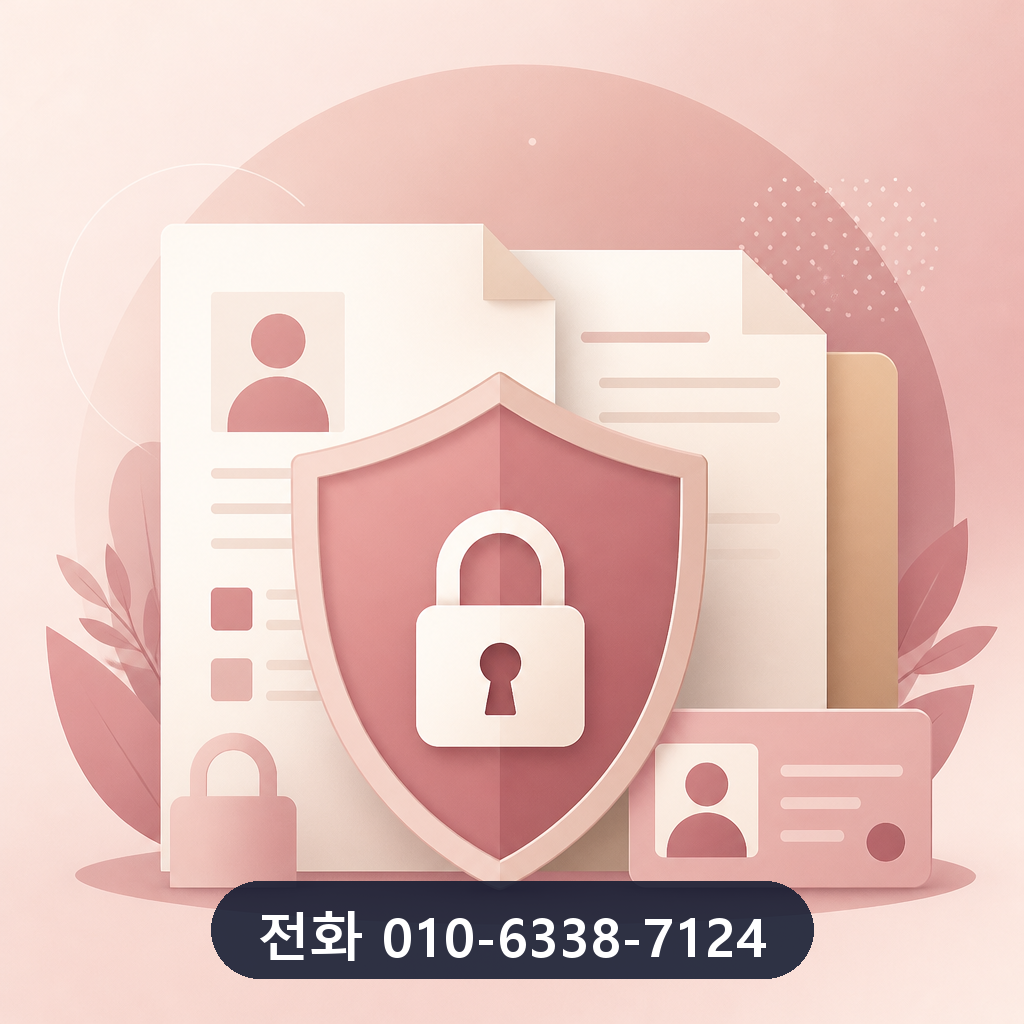 24시 카드깡 개인정보 보호 이미지